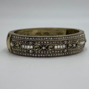 Heidi Daus "Age of Elegance" Champgne Hinge Bracelet,